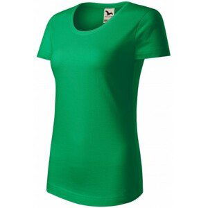 Dámske tričko, organická bavlna, trávová zelená, XL