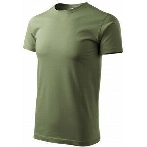 Tričko vyššej gramáže unisex, khaki, S