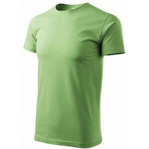 Tričko vyššej gramáže unisex, hráškovo zelená, XL