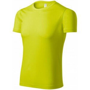 Športové tričko unisex, neónová žltá, 3XL