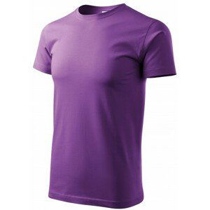 Pánske tričko jednoduché, fialová, 4XL