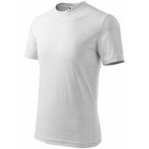 Detské tričko jednoduché, biela, 158cm / 12rokov