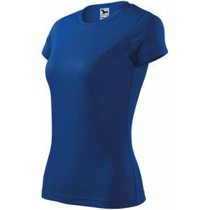 Dámske športové tričko, kráľovská modrá, XL