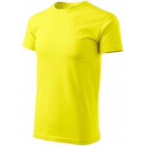 Tričko vyššej gramáže unisex, citrónová, XL