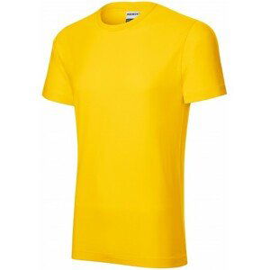 Odolné pánske tričko hrubšie, žltá, M