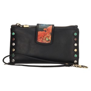 Micmacbags Masterpiece Dámska kožená peňaženka - čierna
