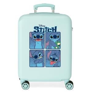 Disney Detský kufor ABS na kolieskach Lilo & Stitch Moods 55 cm - 34L