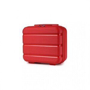 KONO malý toaletný kufrík na batožinu - 15 L - červený - polypropylén