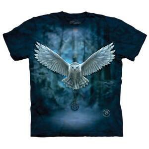 Pánske batikované tričko The Mountain - Očakávajte Mágiu -modré Veľkosť: M