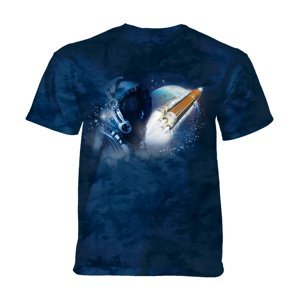 The Mountain Detské batikované tričko - ARTEMIS ASTRONAUT - vesmír - modrá Veľkosť: L