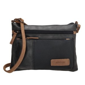 Beagles Brunete dámska crossbody kabelka 24 cm - čierna