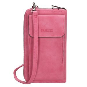 Dámska kabelka na telefón / peňaženka s popruhom cez rameno Beagles Rebelle - Fuchsia - na výšku