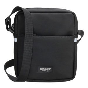 Beagles Originals unisex crossbody taška Waterproof Originals - menšia, čierna - 17,5 cm