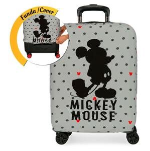 JOUMMABAGS Mickey Mouse elastický neoprénový poťah na kabínovú batožinu šedá