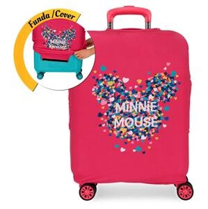 JOUMMABAGS Minnie Mouse elastický neoprénový poťah na kabínovú batožinu - ružová