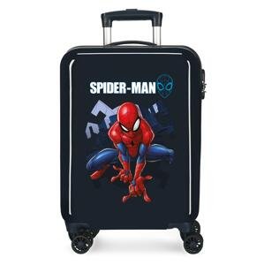JOUMMABAGS Enso detský kufor ABS na kolieskach Spiderman - tmavo modrý - 41L