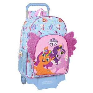 Safta MY LITTLE PONY "WILD & FREE" školský batoh s prídavným vozíkom - 21L