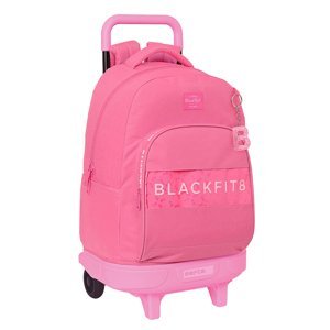 SAFTA Školský batoh na kolieskach BLACKFIT8 "GLOW UP" - ružový - 32L