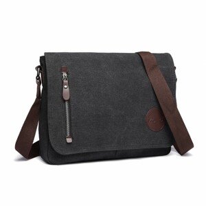 KONO Pánska crossbody taška - čierna