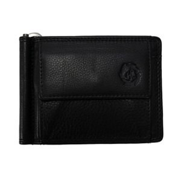 HL - Pánska kožená peňaženka ,, Dolárovka " - čierna