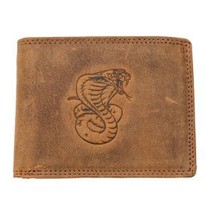 HL Luxusná kožená peňaženka s kobrou
