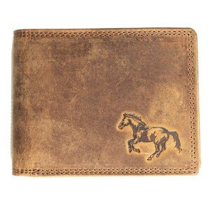HL Luxusná kožená peňaženka s koňom