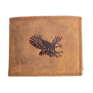 HL Luxusná kožená peňaženka s orlom