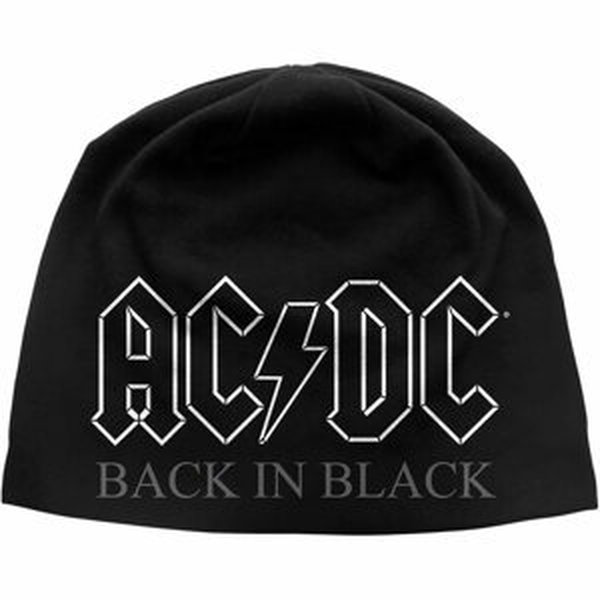 RockOff AC/DC unisex čiapka BEANIE - čierna