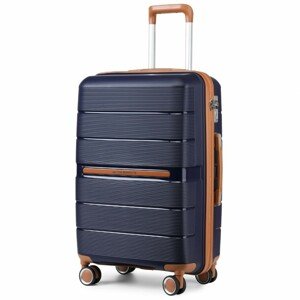 KONO British Traveller škrupinová batožina polypropylén - navy - 60L