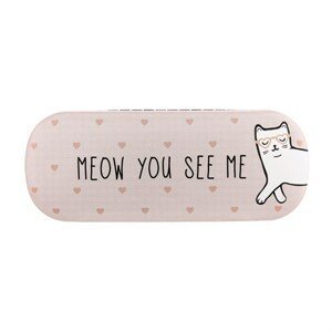 sass-belle Sass & Belle pevné puzdro na okuliare Meow You See Me - LOU021 - ružové