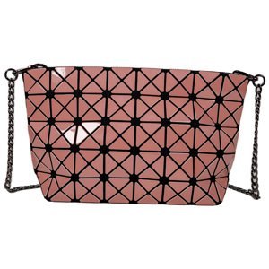 Malique by me Geometry dámska dizajnová crossbody kabelka - ružová