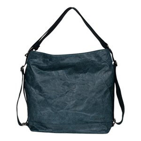Malique dámska dizajnová papierová taška a batoh v jednom D1059 - modrá oceán -  19L