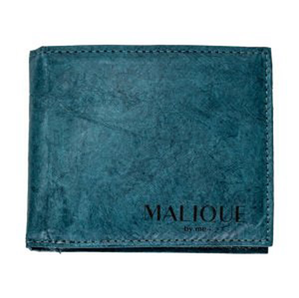 Malique dámska dizajnová papierová peňaženka D1093C - modrá oceán - 11 cm