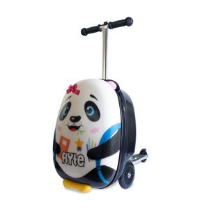 Zinc detský cestovný kufor s kolobežkou Flyte - Panda Penni - 25L
