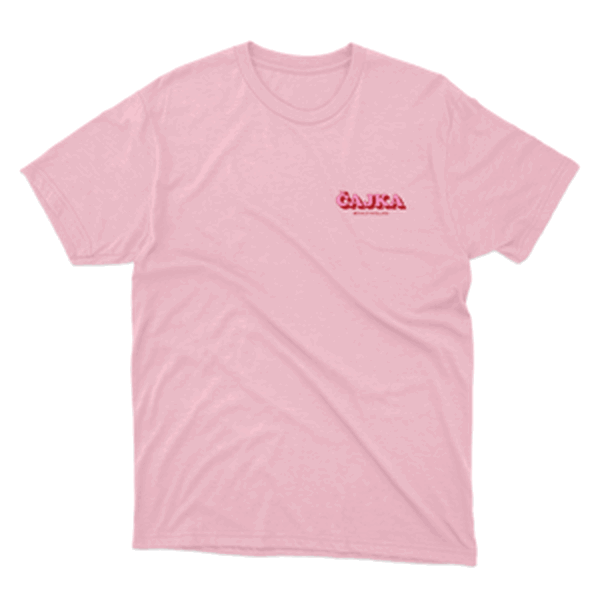 Kvalitný Slang tričko Čajka Cotton Pink XS