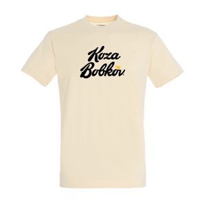 Koza Bobkov tričko Basic Krémová 3XL