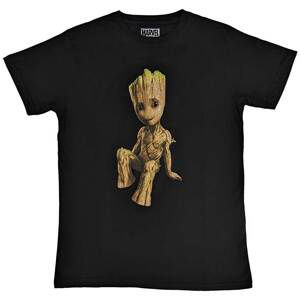 Marvel tričko Guardians of the Galaxy Groot Perch Čierna XXL