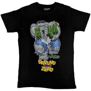 Marvel tričko Hulk Ground Zero Čierna XL