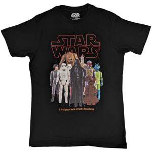 Star Wars tričko Empire Toy Figures Čierna L