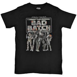Star Wars tričko The Bad Batch Čierna S