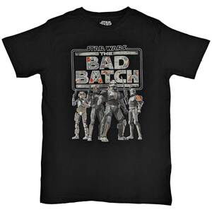 Star Wars tričko The Bad Batch Čierna XL