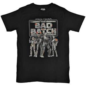 Star Wars tričko The Bad Batch Čierna XXL