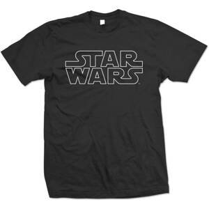 Star Wars tričko Logo Čierna XXL