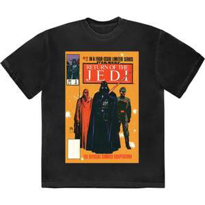 Star Wars tričko Return Of The Jedi Comic Cover Čierna M