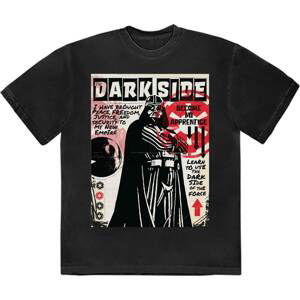 Star Wars tričko Learn The Darkside Čierna XL