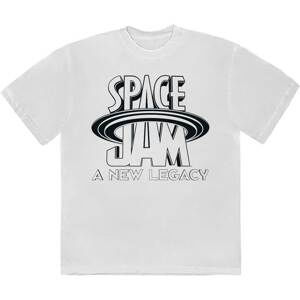 Space Jam tričko B&W Logo Biela M