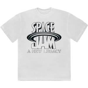 Space Jam tričko B&W Logo Biela M