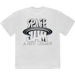 Space Jam tričko B&W Logo Biela L