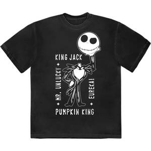 The Nightmare Before Christmas tričko Headless Jack Čierna S