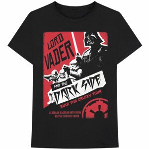 Star Wars tričko Darth Rock Two Čierna L